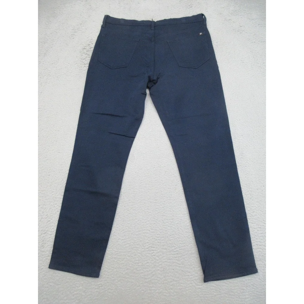 Banana Republic 5 Pocket Pant Jeans Mens 36x32 Blue Dark Wash Denim Slim Stretch